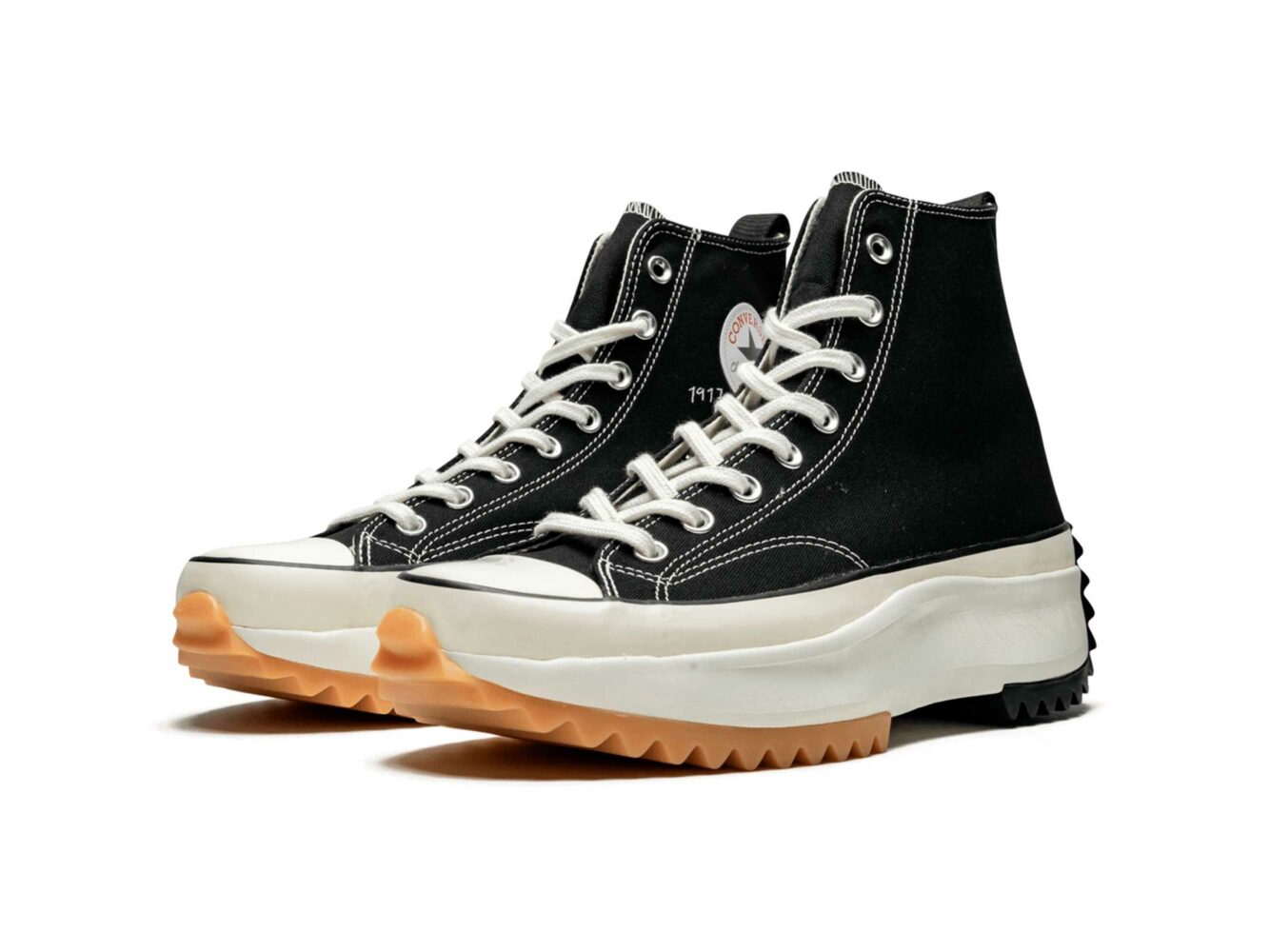 converse run star hike high top black 166800C купить