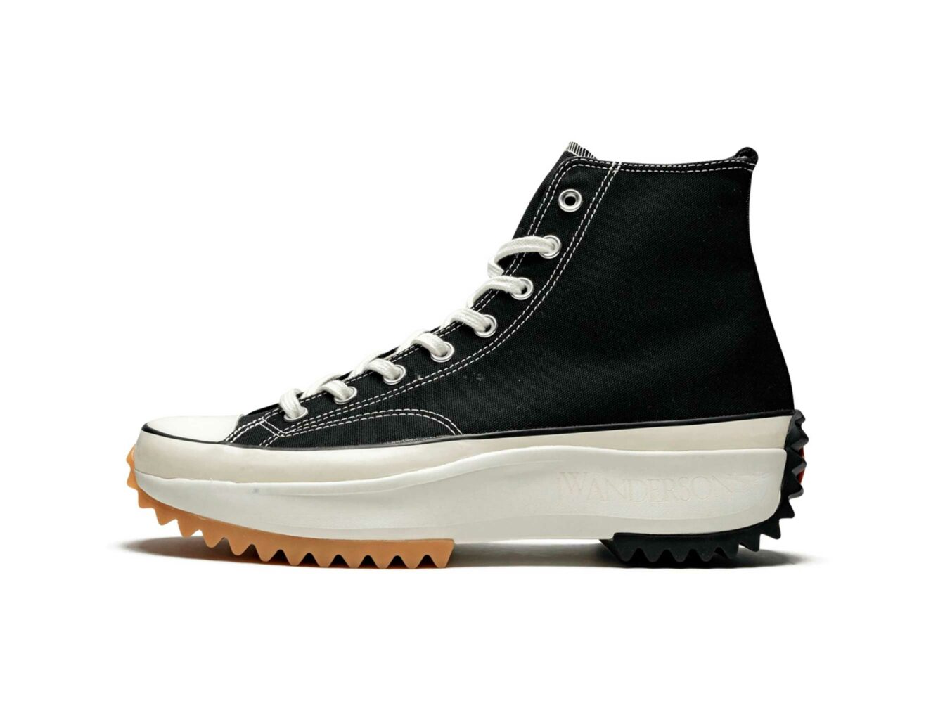 converse run star hike high top black 166800C купить