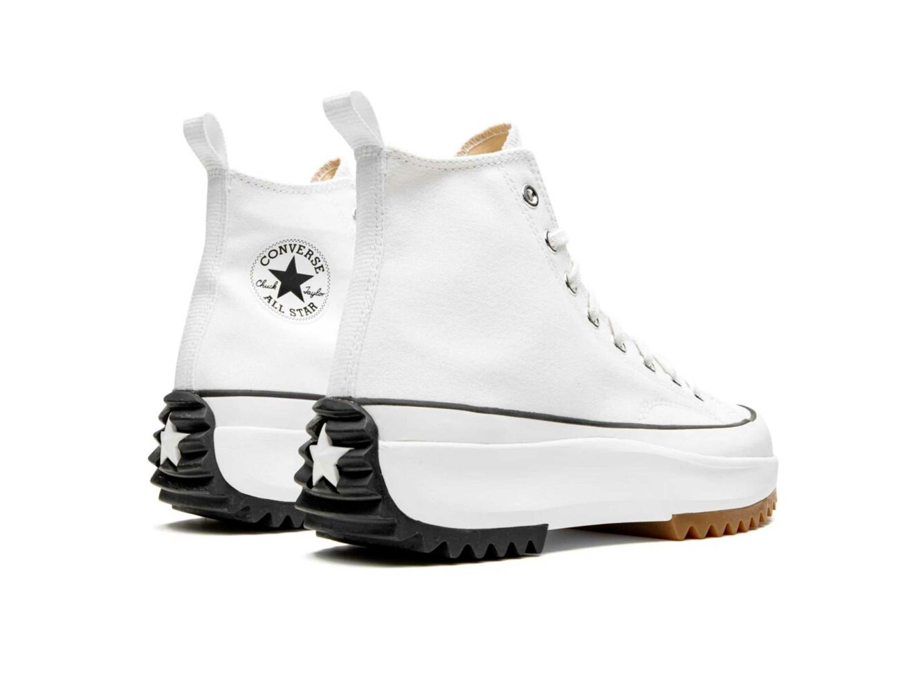 converse run star hike hi white 166799C купить