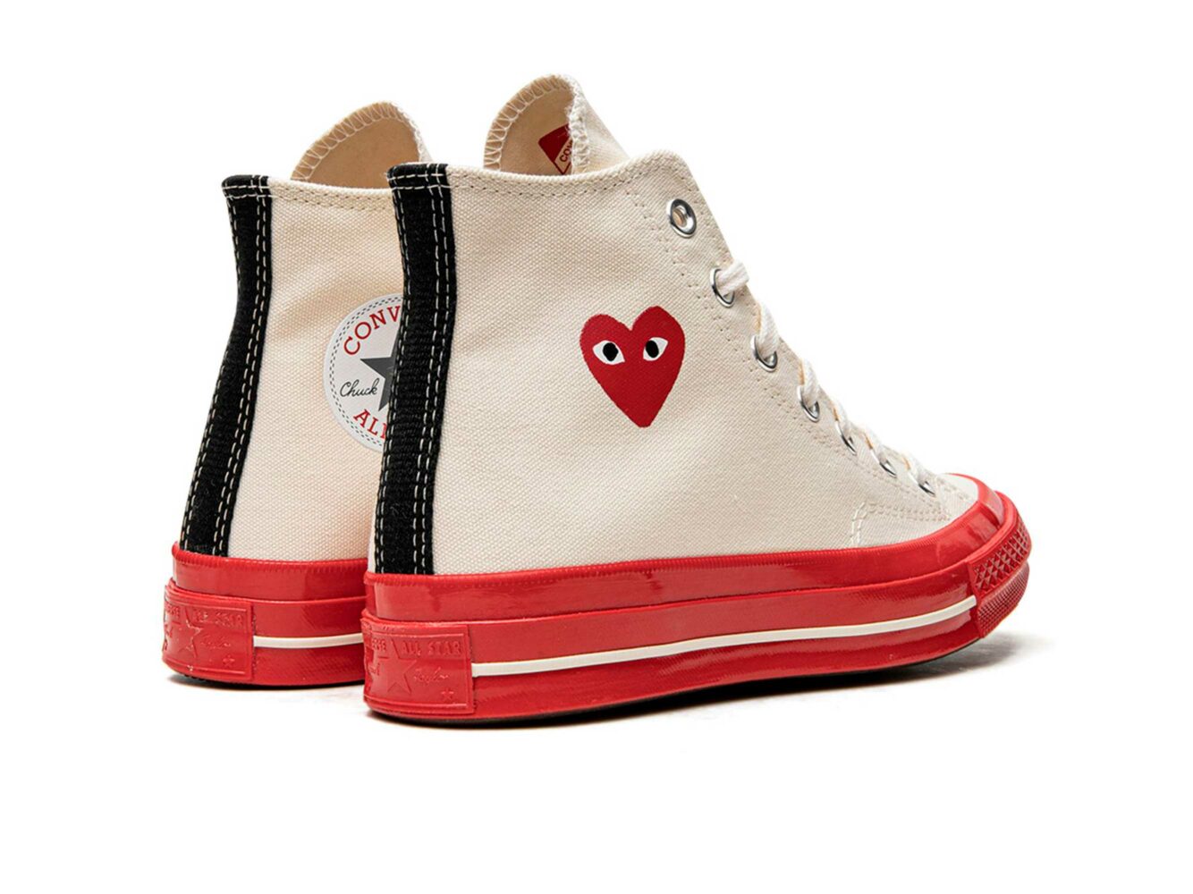 converse chuck 70 high cdg play pristine red A01794C купить